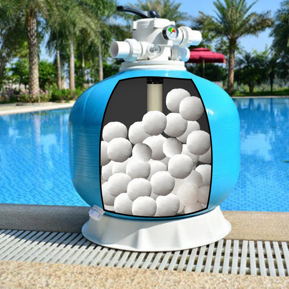 200/500/700/1200g White Filter Balls Pool Cleaning Balls For Swimming Pools Fish Tanks Aquariums Cleaning Equipment Filter Water 
200/500/700/1200g White Filter Balls Pool Cleaning Balls For Swimming Pools Fish Tanks Aquariums Cleaning Equipment Filter Water