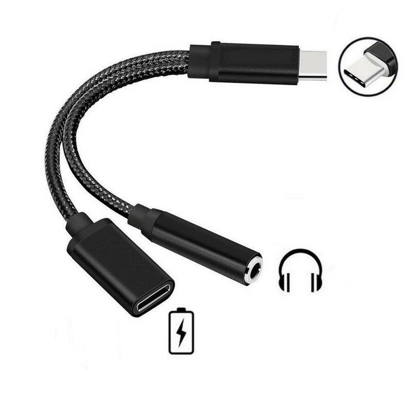 USB-C TypeC To 3.5mm Aux Audio Charging Cable Adapter Y Splitter For Xiaomi For Huawei Samsung Type-C Convertor For Headphone
USB-C TypeC To 3.5mm Aux Audio Charging Cable Adapter Y Splitter For Xiaomi For Huawei Samsung Type-C Convertor For Headphone