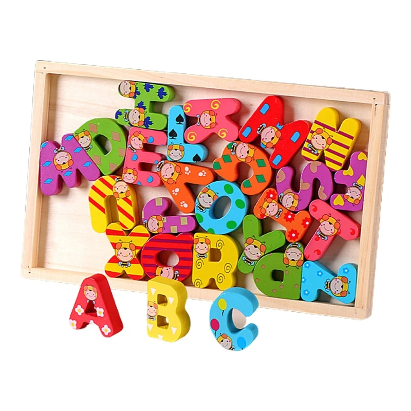 Wooden Alphabet Blocks Set Classic Toy for stacking Building Educational Learning for Preschool Letters Number Counting
Wooden Alphabet Blocks Set Classic Toy for stacking Building Educational Learning for Preschool Letters Number Counting
