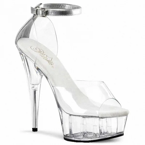 Flower transparent fish mouth sandals women's new slim heel button wristband crystal high heels in summer 2019
Flower transparent fish mouth sandals women's new slim heel button wristband crystal high heels in summer 2019
