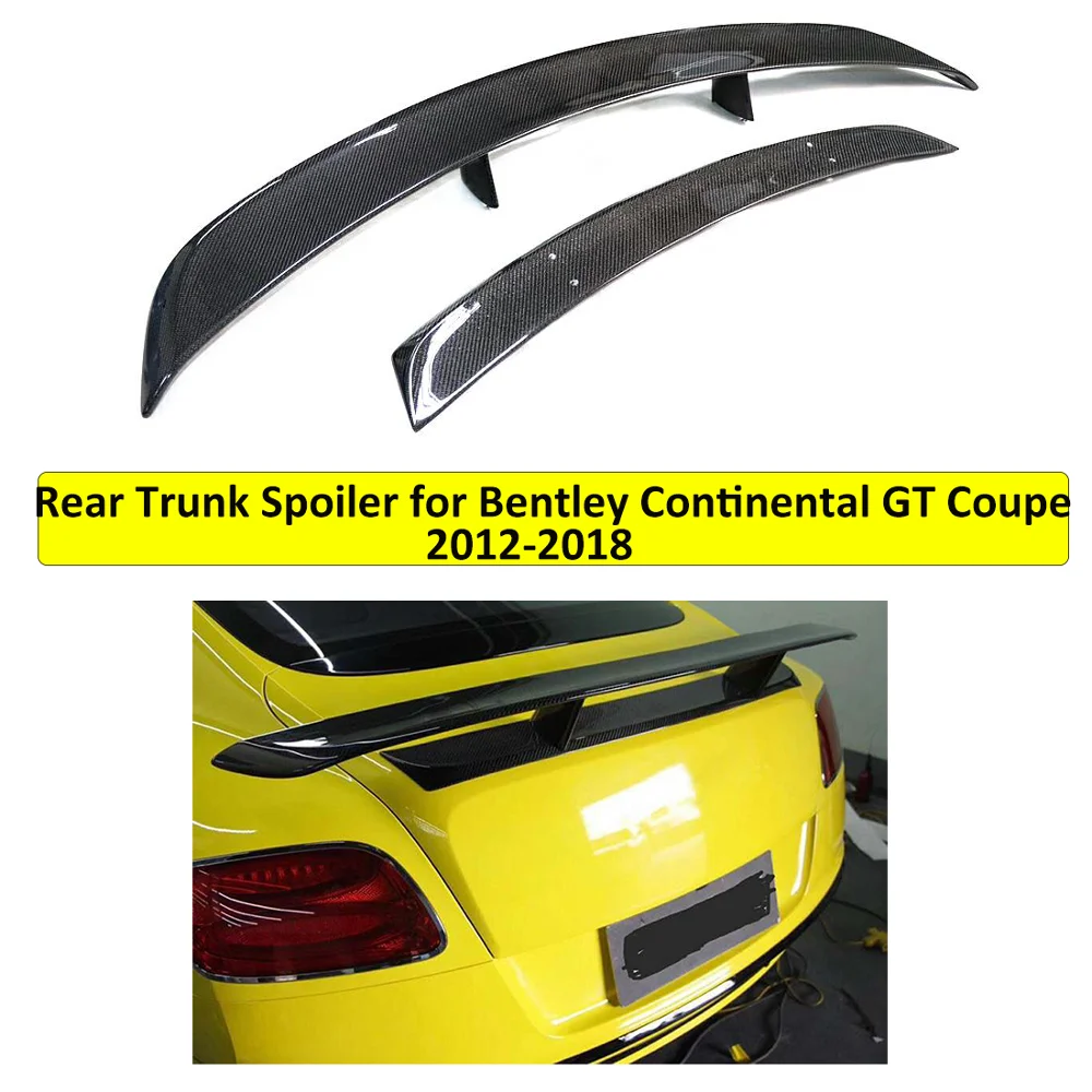For Bentley Continental GT Coupe Rear Trunk Spoiler Lid Wing Carbon Fiber Body Kits 2012 - 2018
For Bentley Continental GT Coupe Rear Trunk Spoiler Lid Wing Carbon Fiber Body Kits 2012 - 2018