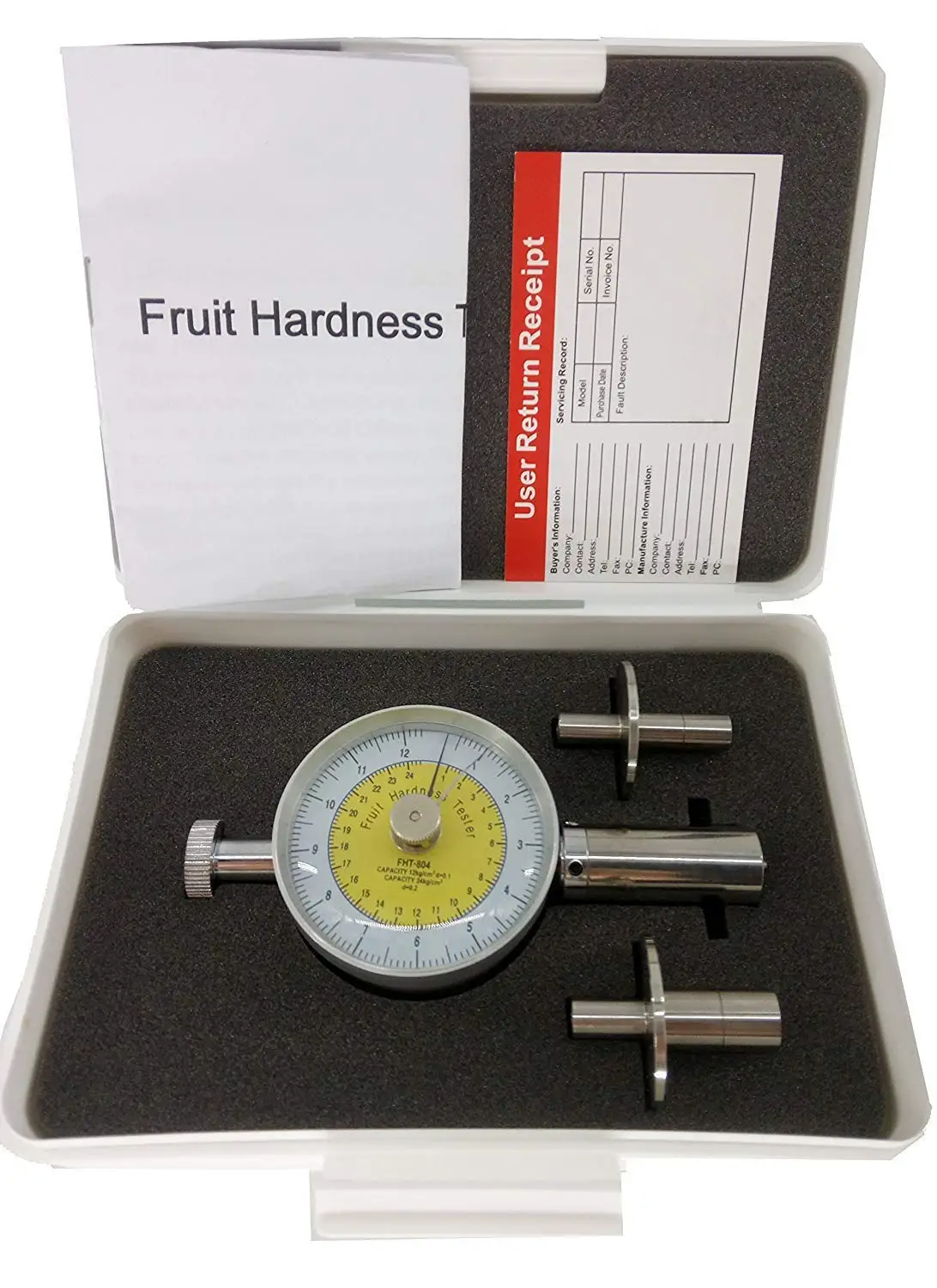 

Аналоговый тестер твердости фруктов, склером фруктов, пенетрометр с точностью ± 0,1 для яблочной груши, арбуза, банана и т. д.