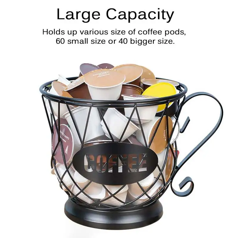 Universal Coffee Capsule Storage Basket Coffee Cup Basket Vintage Coffee Pod Organizer Holder Black For Home Cafe Hotel
Universal Coffee Capsule Storage Basket Coffee Cup Basket Vintage Coffee Pod Organizer Holder Black For Home Cafe Hotel