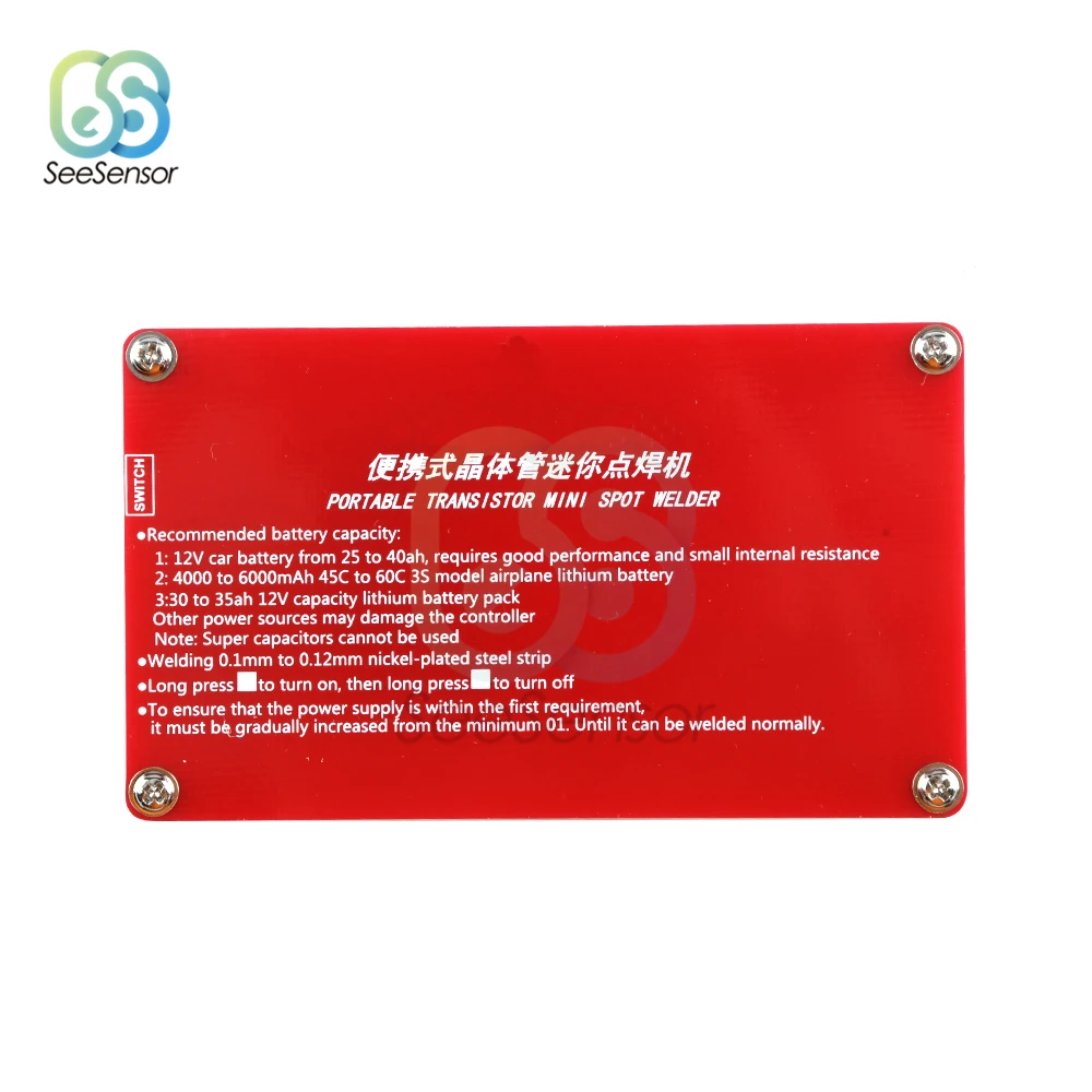 DIY Portable Transistor Mini Spot Welder Machine 18650 Battery Various Welding Power Supply 12V
DIY Portable Transistor Mini Spot Welder Machine 18650 Battery Various Welding Power Supply 12V