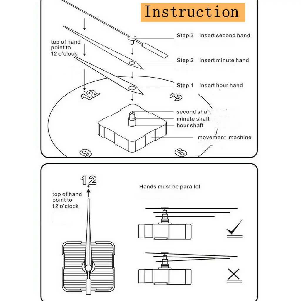DIY Clock Quartz Watch Clock Mechanism Wall Clock Movement Mechanism Parts Repair Replacement Essential Accessories Swing
DIY Clock Quartz Watch Clock Mechanism Wall Clock Movement Mechanism Parts Repair Replacement Essential Accessories Swing