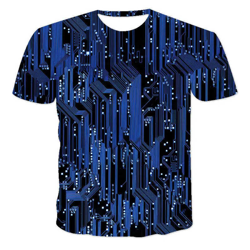 New 3D Printed Sci-Fi Mechanical Circuit Board Unisex Short Sleeve Personalized Round Neck Pullover XXS-6XL Oversized T-shirt
New 3D Printed Sci-Fi Mechanical Circuit Board Unisex Short Sleeve Personalized Round Neck Pullover XXS-6XL Oversized T-shirt