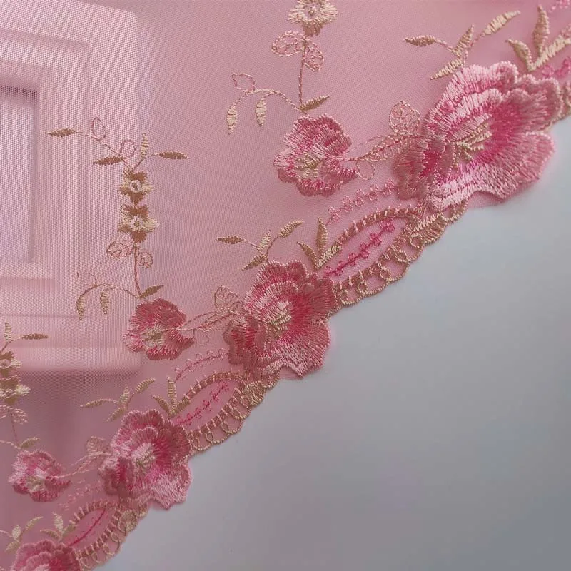 20 ярдов вышитая сетчатая кружевная ткань фиолетовые розовые шнурки для одежды отделка DIY Швейные аксессуары кукольные Платья 
20 ярдов вышитая сетчатая кружевная ткань фиолетовые розовые шнурки для одежды отделка DIY Швейные аксессуары кукольные Платья