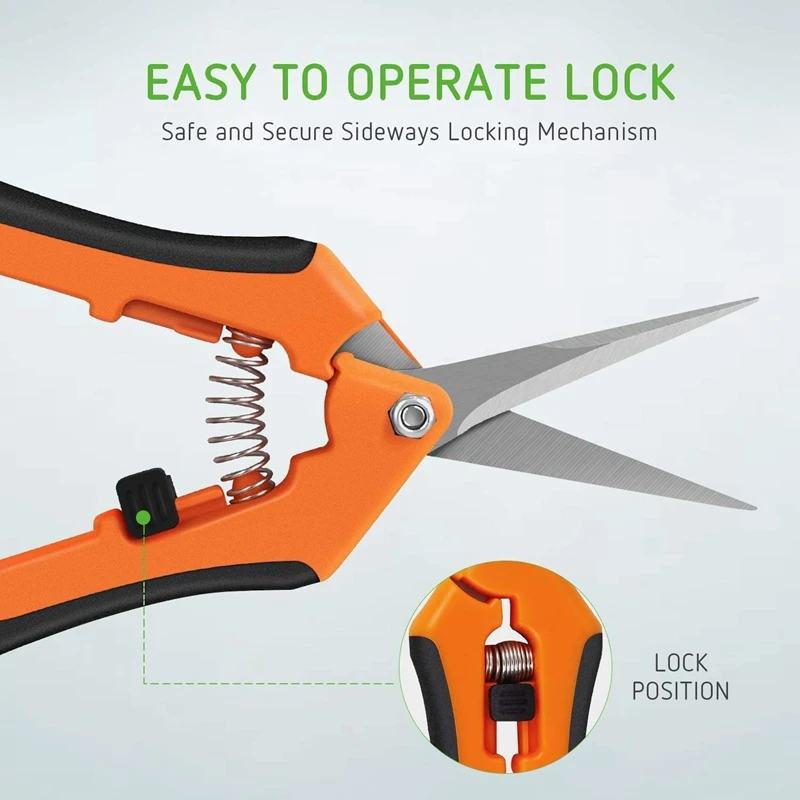 1 Pack Gardening Hand Pruner with Curved Blade and 1 Pack Gardening Hand Pruner with Straight Blade
1 Pack Gardening Hand Pruner with Curved Blade and 1 Pack Gardening Hand Pruner with Straight Blade