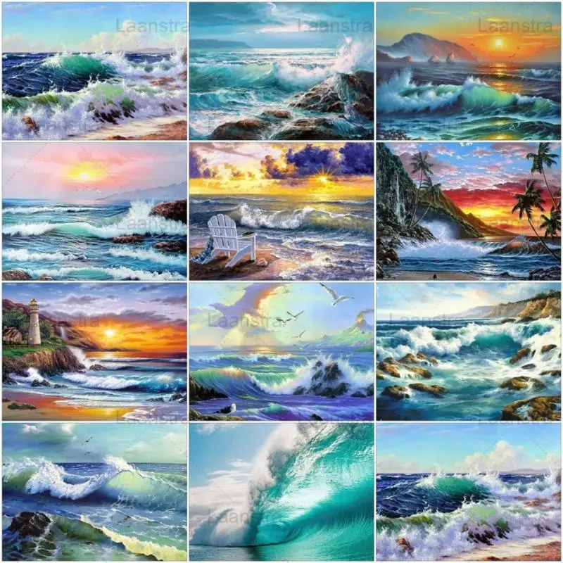 Seascape Beach Diamond Painting Ocean Sea Scenic Full Square/Round Diamond Kit 5D DIY Diamond Embroidery Mosaic Home Decorations
Seascape Beach Diamond Painting Ocean Sea Scenic Full Square/Round Diamond Kit 5D DIY Diamond Embroidery Mosaic Home Decorations