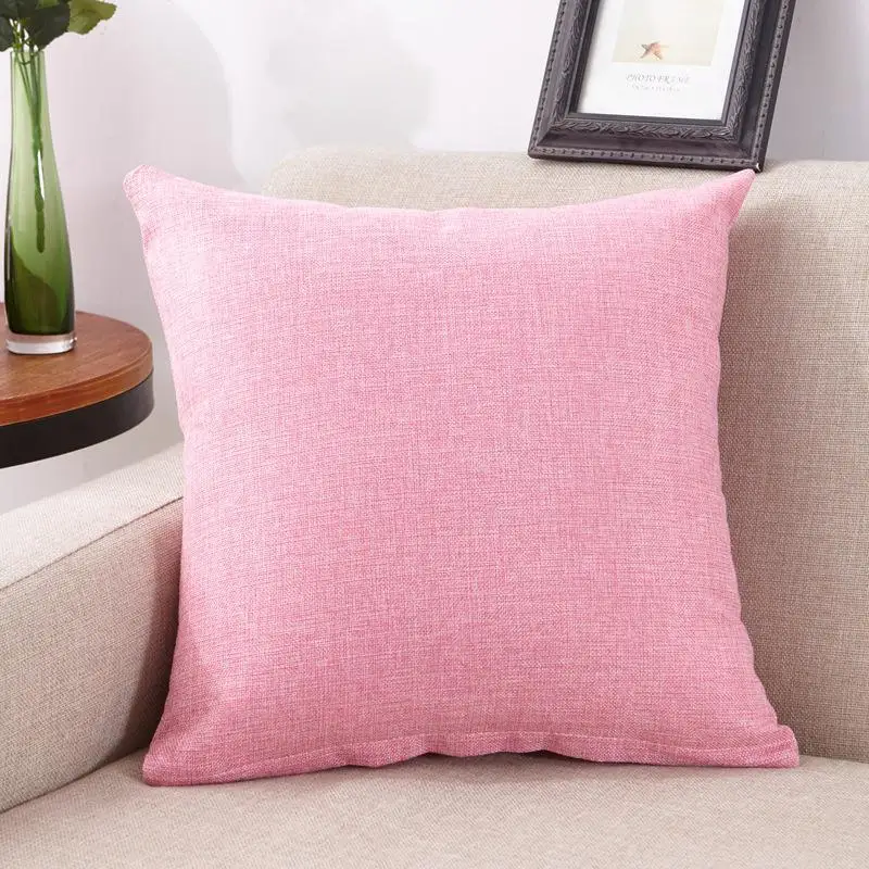 Multicolor Cotton Linen Pillow Case Smooth Friendly Sofa Waist Throw Cushion Solid Pillow Cover Car and Home Decor Without Core
Multicolor Cotton Linen Pillow Case Smooth Friendly Sofa Waist Throw Cushion Solid Pillow Cover Car and Home Decor Without Core
