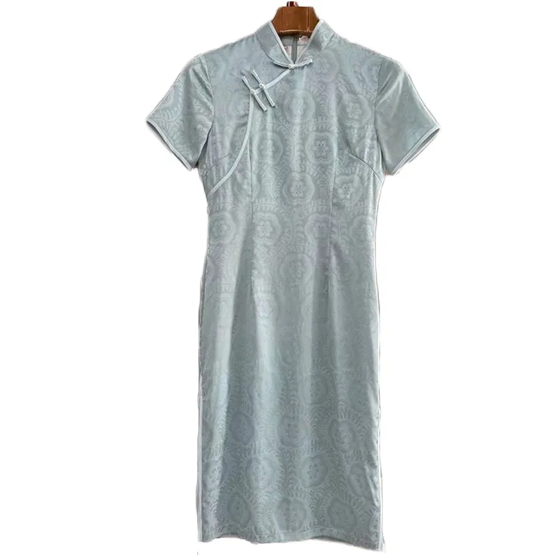 Print Summer Novelty Cheongsam Women Short Sleeve Improve Qipao Elegant Oriental Dress Sexy Slim Vintage Chinese Dresses
Print Summer Novelty Cheongsam Women Short Sleeve Improve Qipao Elegant Oriental Dress Sexy Slim Vintage Chinese Dresses