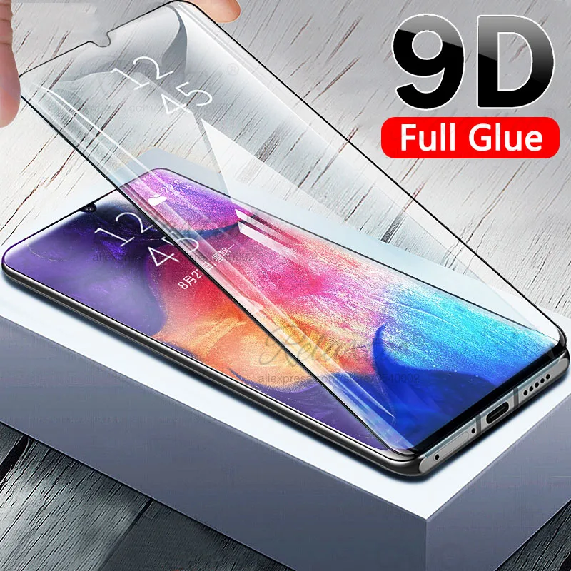 

9D Tempered Glass For Samsung Galaxy A50 A70 A505F A705F Screen Protector Protective film on A10 A20 A20E A30 A40 A50 A60 Glass