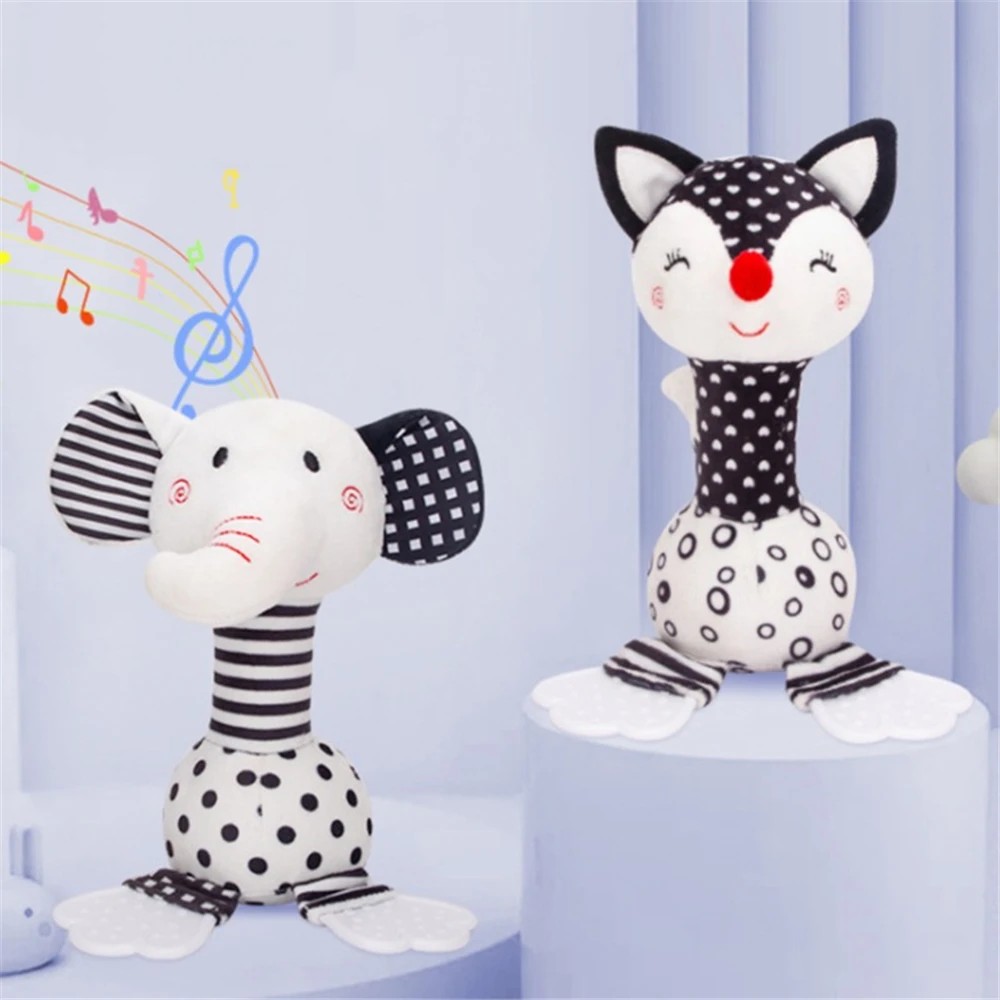 Rattle For Kids Baby Toys 0 6 12 Month Set Newborn Infant White Black Soft Plush Cute Animal Hanging Mobile On The Bed Bell Gift
Rattle For Kids Baby Toys 0 6 12 Month Set Newborn Infant White Black Soft Plush Cute Animal Hanging Mobile On The Bed Bell Gift