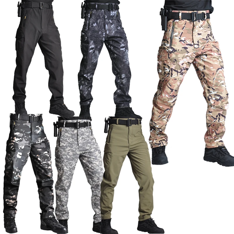 HAN WILD Tactical Pants Winter Thermal Warm Long Cycling Pants Fleece Sharkskin Windproof Sports Bicycle Hiking Camping Trousers
HAN WILD Tactical Pants Winter Thermal Warm Long Cycling Pants Fleece Sharkskin Windproof Sports Bicycle Hiking Camping Trousers