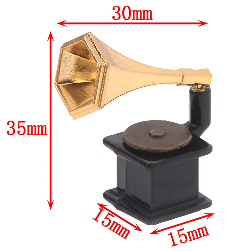 1/12 Retro Vintage Phonograph Family Furniture 1:12 Dollhouse DIY Doll House Decoration Miniature Accessories 3.5*3cm
1/12 Retro Vintage Phonograph Family Furniture 1:12 Dollhouse DIY Doll House Decoration Miniature Accessories 3.5*3cm