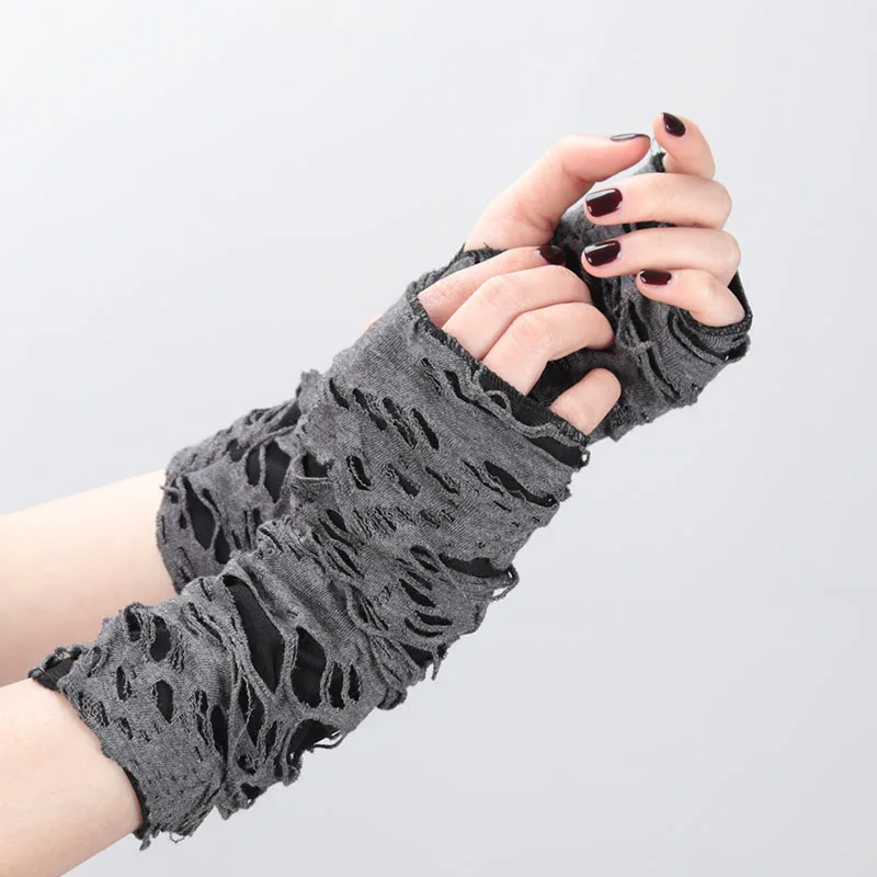 Gothic Punk Black Women Fingerless Long Glove Unisex Hip Pop Jazz Disco Glove Sport Hole Mitten Cool Men Hollow Out Rock Gloves
Gothic Punk Black Women Fingerless Long Glove Unisex Hip Pop Jazz Disco Glove Sport Hole Mitten Cool Men Hollow Out Rock Gloves