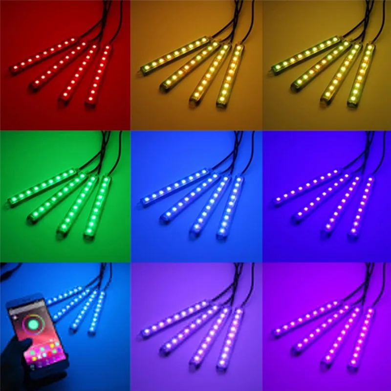Interior Decorative Atmosphere Neon Light Lamp LED Wireless Multi Color RGB Voice Sensor Sound Music Control Car Lighter
Interior Decorative Atmosphere Neon Light Lamp LED Wireless Multi Color RGB Voice Sensor Sound Music Control Car Lighter