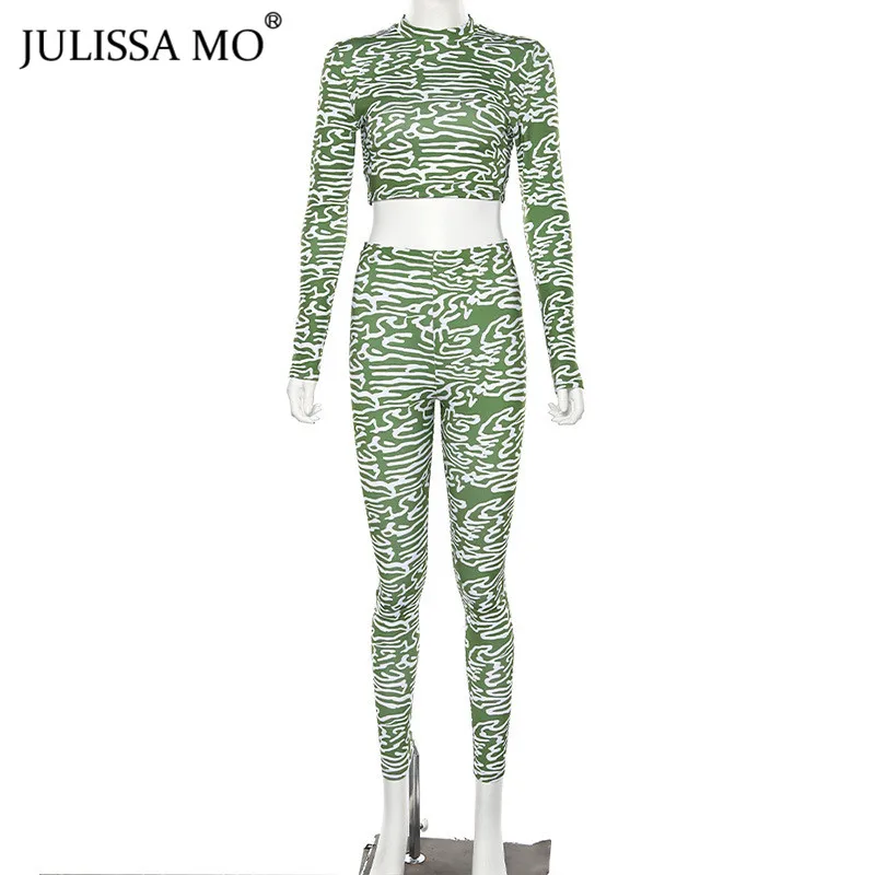 Женский спортивный костюм JULISSA MO комплект из двух предметов укороченный топ с