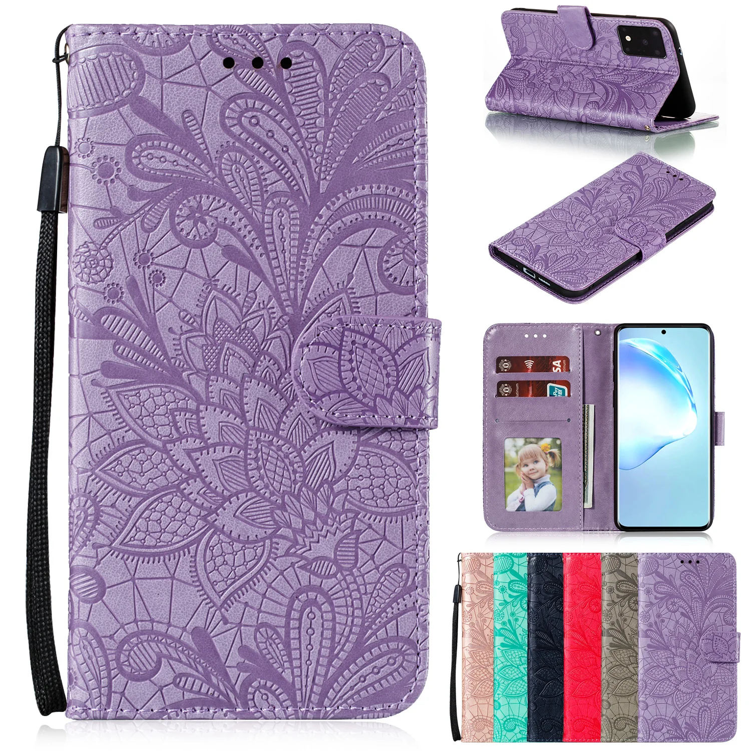For Samsung Galaxy S21 Ultra S21 Plus Samsung S21 Phone Case Embossed Magnetic Leather Wallet Card Holder Strap Stand Flip Cover
For Samsung Galaxy S21 Ultra S21 Plus Samsung S21 Phone Case Embossed Magnetic Leather Wallet Card Holder Strap Stand Flip Cover
