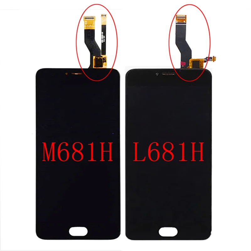 ЖК-дисплей 5 дюйма для Meizu M3 Note L681H M681H сенсорный экран в сборе стеклянный