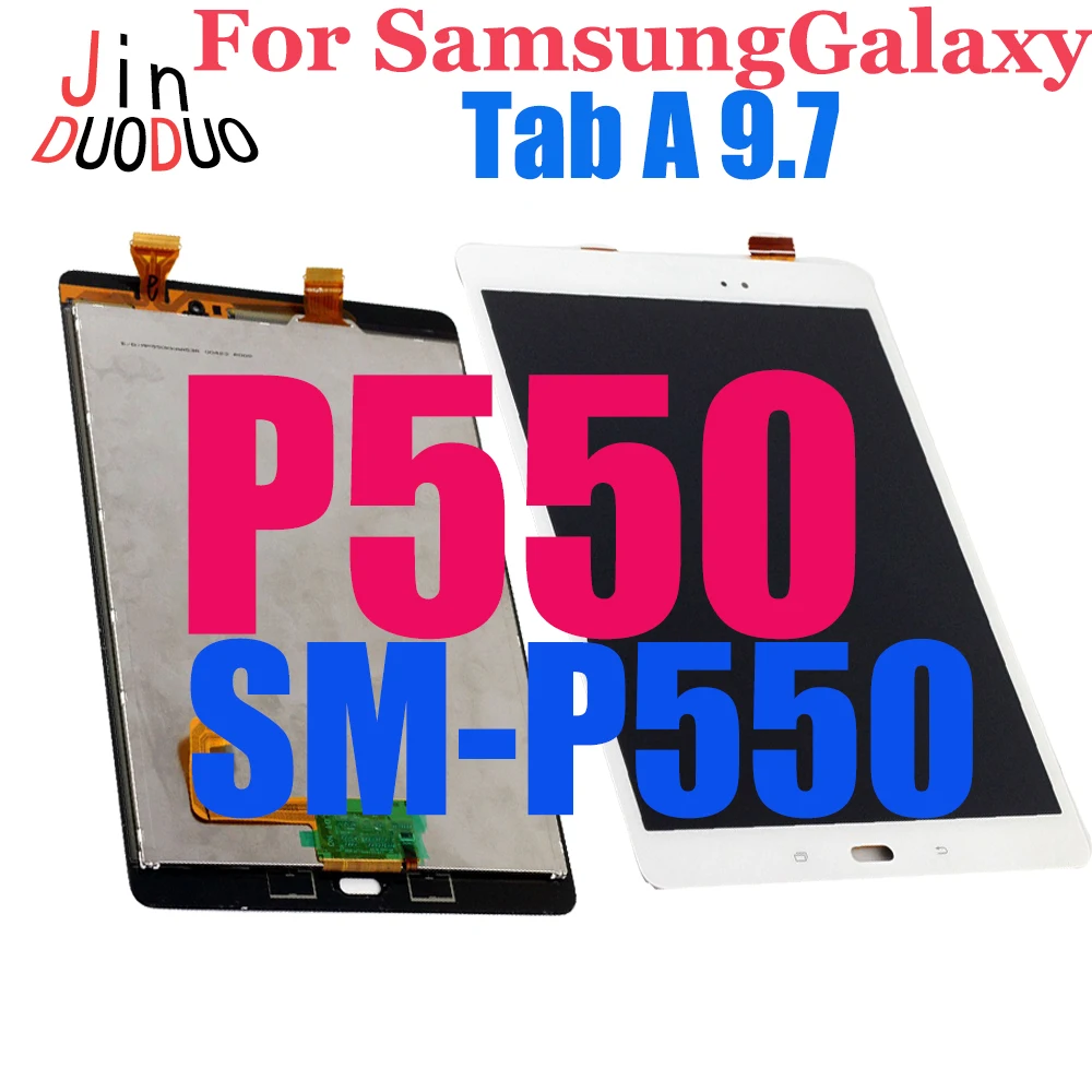 For Samsung Galaxy Tab A 9.7 P550 SM-P550 Touch LCD Screen Panel Digitizer Assembly
For Samsung Galaxy Tab A 9.7 P550 SM-P550 Touch LCD Screen Panel Digitizer Assembly