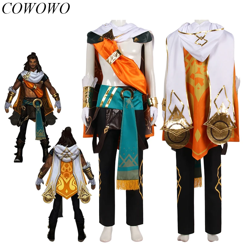 COWOWO Anime! Game LOL Akshan Battle Suit Handsome Uniform Cosplay Costume Halloween Party Role Play Outfit Custom-made For Men
COWOWO Anime! Game LOL Akshan Battle Suit Handsome Uniform Cosplay Costume Halloween Party Role Play Outfit Custom-made For Men