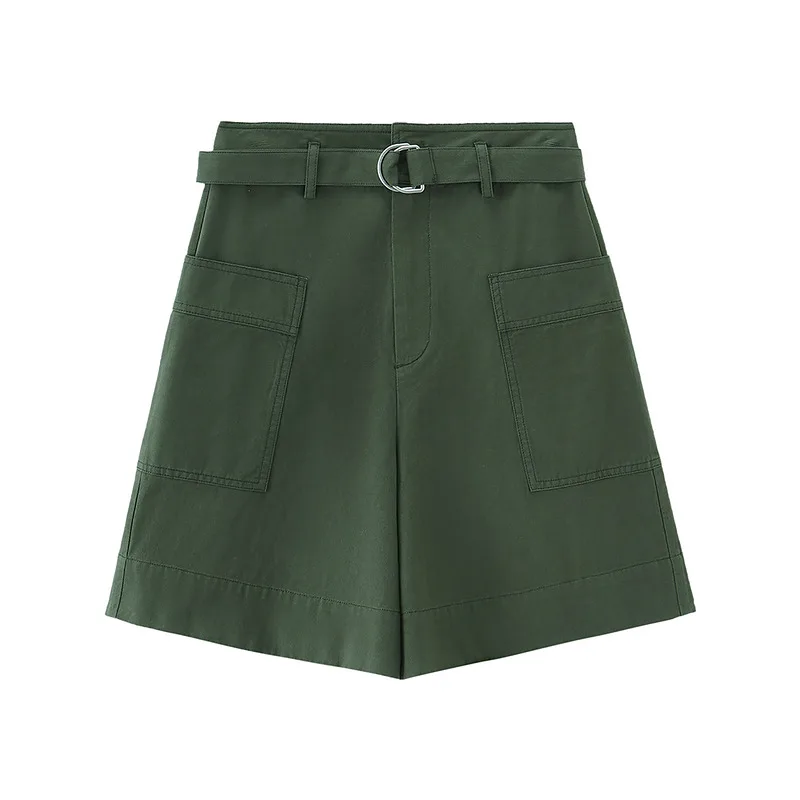 INMAN Office Short Pant Women Lady OL Style Minimal Style Wide Leg Round Metal Buckle Female Bottom Trousers
INMAN Office Short Pant Women Lady OL Style Minimal Style Wide Leg Round Metal Buckle Female Bottom Trousers