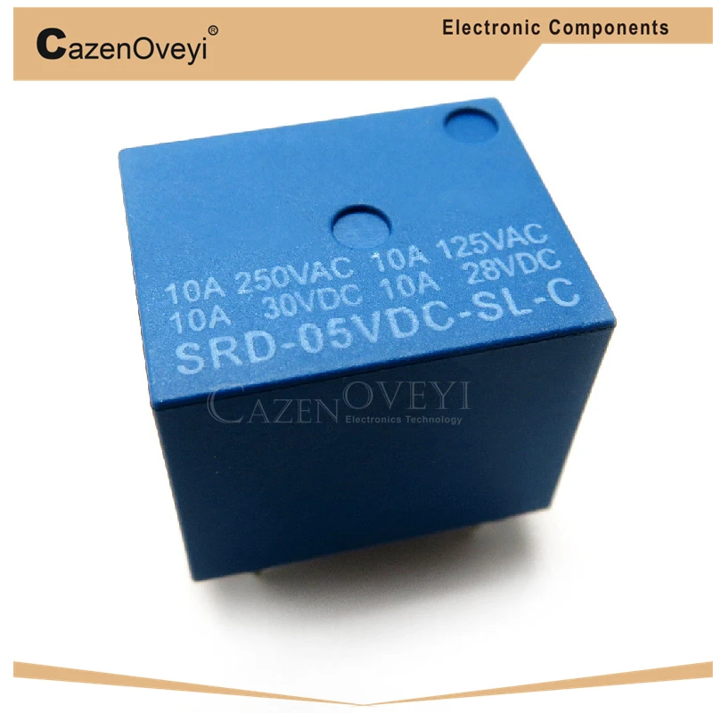 5 шт./лот реле SRD-05VDC-SL-C SRD-05VDC-SL SRD-05VDC SRD-05V контактов в постоянного тока высокое