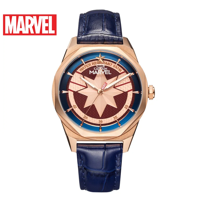 Avengers Captain Marvel Ladies Luxury Fashion Trendy Quartz 5ATM Waterproof Watch Stainless Steel Genuine Leather Clock Gift New
Avengers Captain Marvel Ladies Luxury Fashion Trendy Quartz 5ATM Waterproof Watch Stainless Steel Genuine Leather Clock Gift New