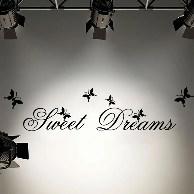 Sweet dreams Wall stickers bedroom decoration diy home decals quotes mural arts printing pvc poster
Sweet dreams Wall stickers bedroom decoration diy home decals quotes mural arts printing pvc poster