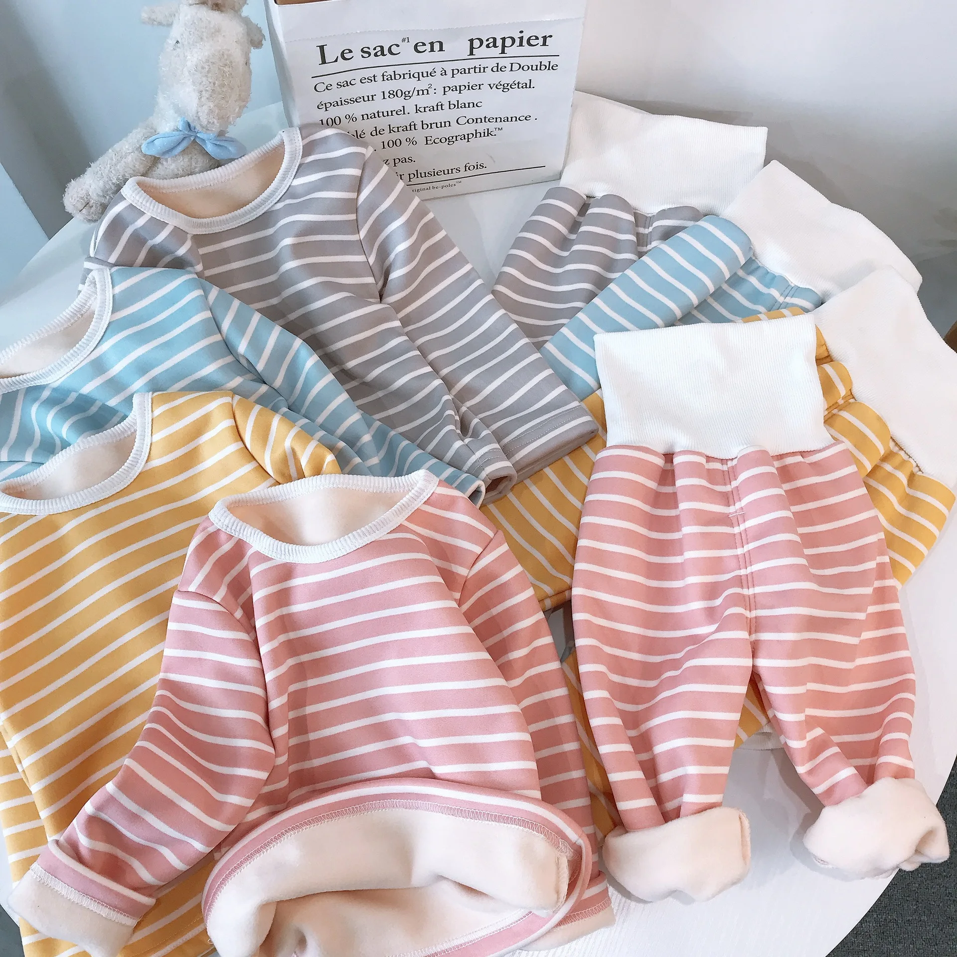 Autumn winter baby clothing set baby boy baby girl plus velvet and cotton home service suit baby striped warm casual suit 1-5yrs
Autumn winter baby clothing set baby boy baby girl plus velvet and cotton home service suit baby striped warm casual suit 1-5yrs