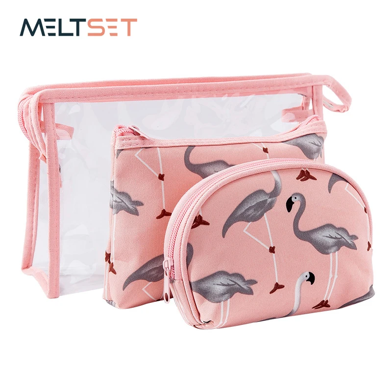 Дорожная косметичка 3 шт./компл., сумки для косметики с фламинго для женщин, органайзер для туалетных принадлежностей для девочек, водонепро...
Дорожная косметичка 3 шт./компл., сумки для косметики с фламинго для женщин, органайзер для туалетных принадлежностей для девочек, водонепро...