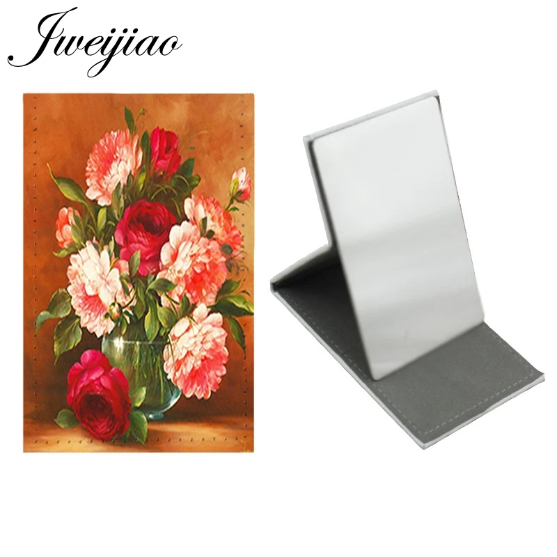 Youhaken Painting Potted plant Flowers Stainless Steel Table Desktop Mirrors Folding Leather Flat Makeup pocket mirror FL03
Youhaken Painting Potted plant Flowers Stainless Steel Table Desktop Mirrors Folding Leather Flat Makeup pocket mirror FL03