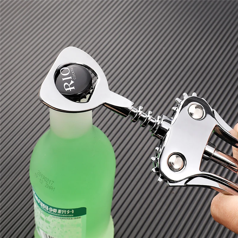 Professional Zinc Alloy Wine Bottle Opener Portable Handle Pressure Corkscrew Red Wine Opener For Kitchen Bar Tool
Professional Zinc Alloy Wine Bottle Opener Portable Handle Pressure Corkscrew Red Wine Opener For Kitchen Bar Tool