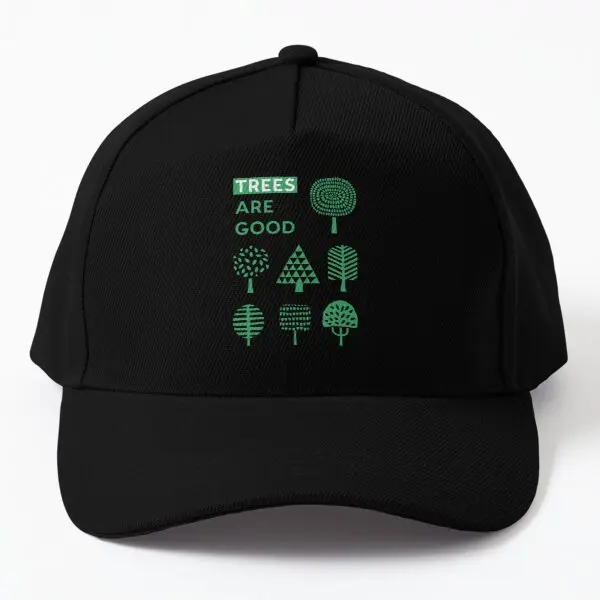 

Trees Are Good Baseball Cap Hat Fish Bonnet Outdoor Sun Sport Spring Czapka Summer Boys Printed Casquette Women Solid Color