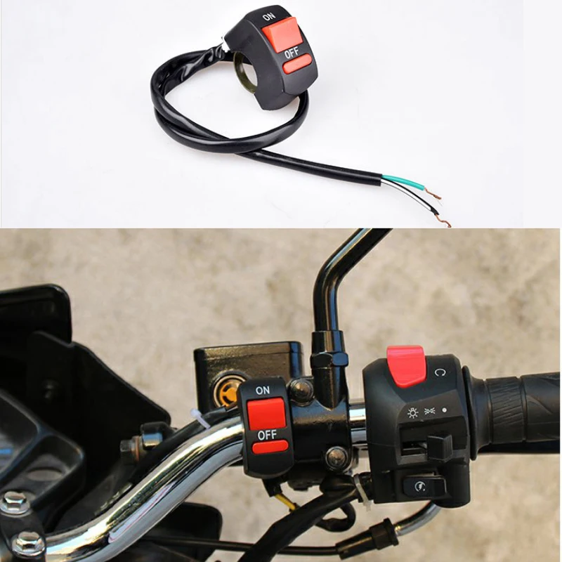 Универсальный мотоциклетный руль кнопка включения и выключения для мотора ATV
