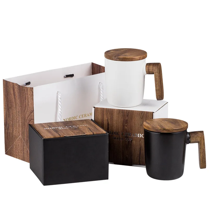 Gift Wooden Handle Cover Mug Ceramic Coffee Creative Lovers Mugs Ceramic Set Espresso Canecas Divertidas Coffeeware DL60MK
Gift Wooden Handle Cover Mug Ceramic Coffee Creative Lovers Mugs Ceramic Set Espresso Canecas Divertidas Coffeeware DL60MK