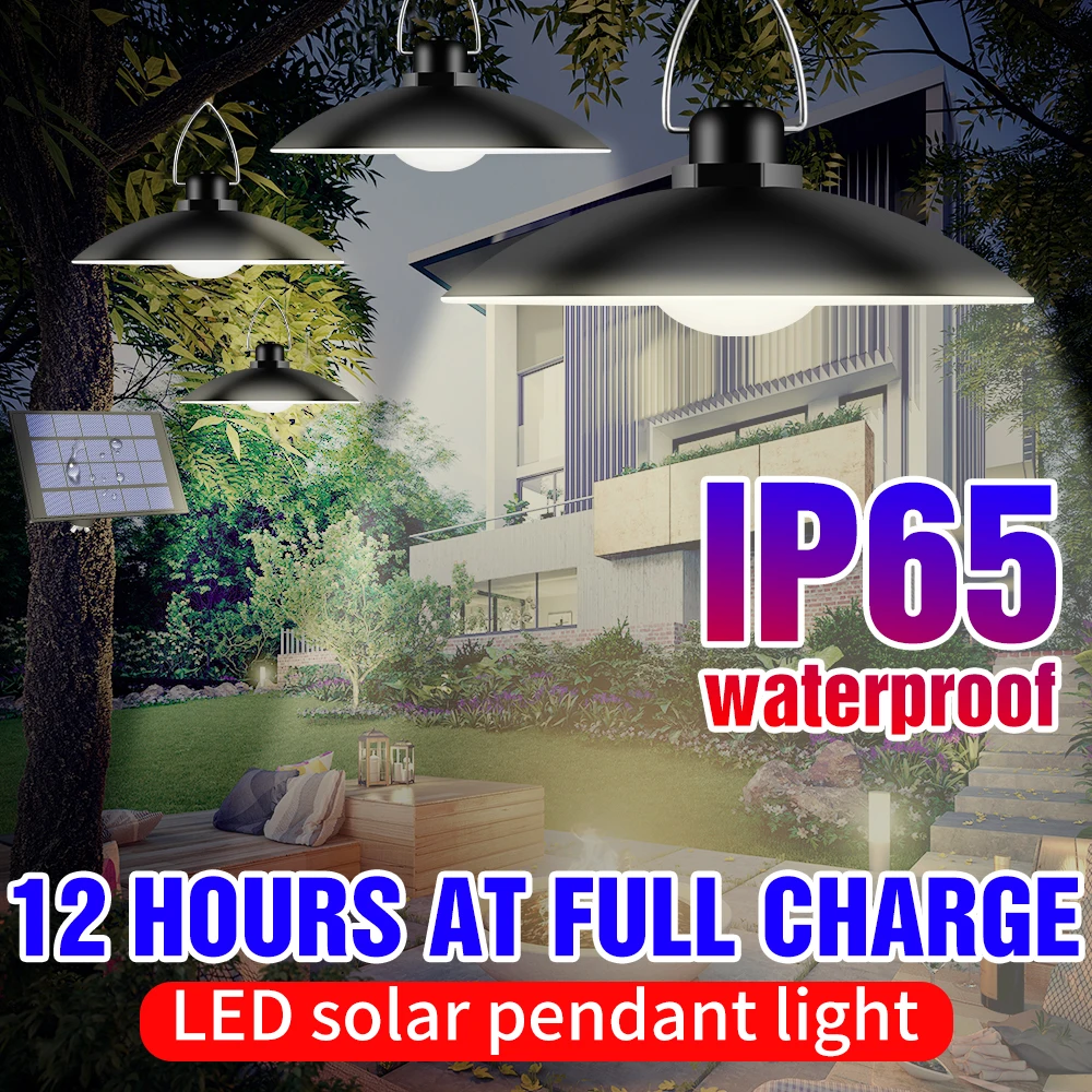 LED Solar Pendant Light Indoor Outdoor Solar LED Lamp With Line Bulb IP65 Waterproof Shed Lights For Home Garden Yard Chandelier
LED Solar Pendant Light Indoor Outdoor Solar LED Lamp With Line Bulb IP65 Waterproof Shed Lights For Home Garden Yard Chandelier