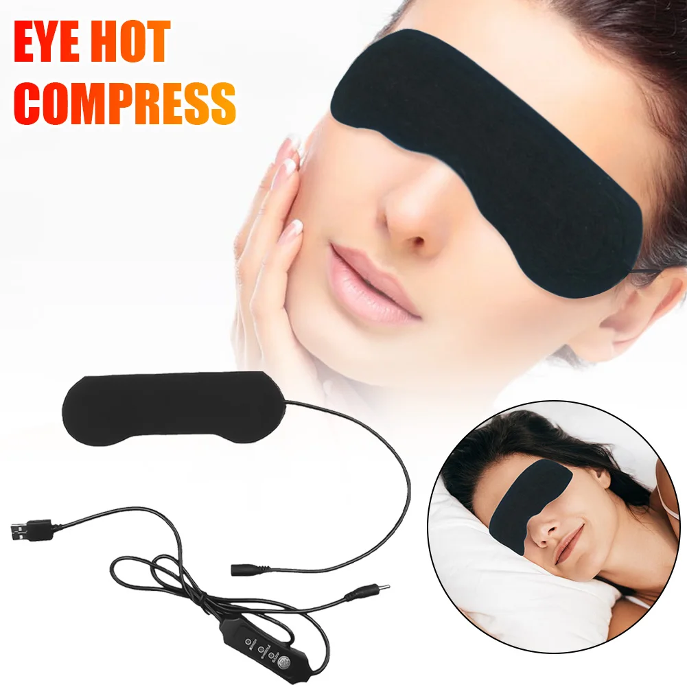 New Heated Eye Mask USB Eye Compress Heating Pad Sleeping Eye Mask With Temperature & Timer Control For Eye Fatigue Relief
New Heated Eye Mask USB Eye Compress Heating Pad Sleeping Eye Mask With Temperature & Timer Control For Eye Fatigue Relief