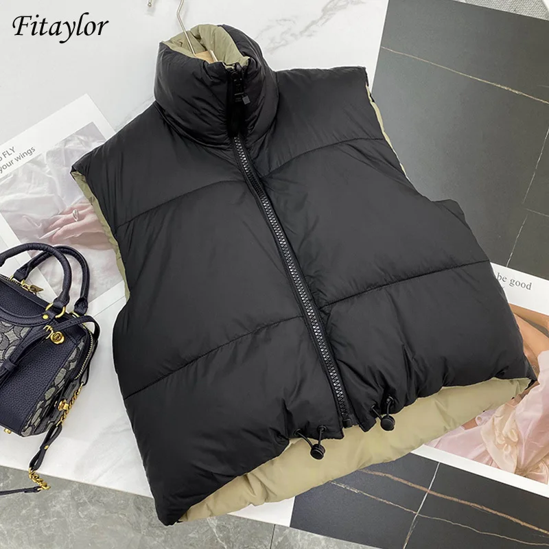 Fitaylor, новинка весны, черный укороченный жилет, пальто для женщин, модные теплые парки без рукавов, женская повседневная верхняя одежда, шика...
Fitaylor, новинка весны, черный укороченный жилет, пальто для женщин, модные теплые парки без рукавов, женская повседневная верхняя одежда, шика...