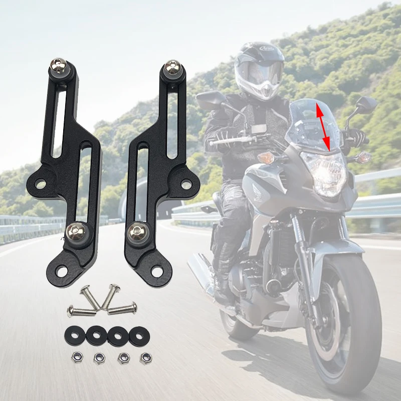 For HONDA NC700X NC750X NC 700 750 X 2012 2012 2014 2015 Motorcycle Windscreen Adjusters Airflow Adjustable Windscreen Wind 
For HONDA NC700X NC750X NC 700 750 X 2012 2012 2014 2015 Motorcycle Windscreen Adjusters Airflow Adjustable Windscreen Wind