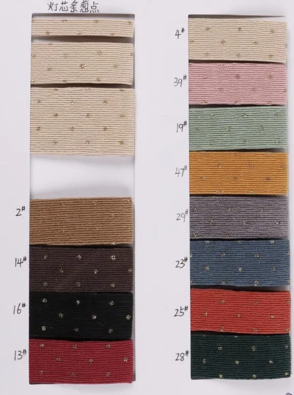 40 Yards 38MM double sided Bronzing Dots Corduroy Ribbons
40 Yards 38MM double sided Bronzing Dots Corduroy Ribbons