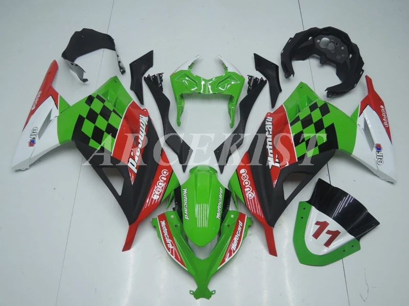 Новый ABS мотоцикл весь обтекатель комплект подходит для kawasaki Ninja 300 EX300 2013 2014 2015 2016 2017 2018 2019 на заказ красный зеленый
Новый ABS мотоцикл весь обтекатель комплект подходит для kawasaki Ninja 300 EX300 2013 2014 2015 2016 2017 2018 2019 на заказ красный зеленый
