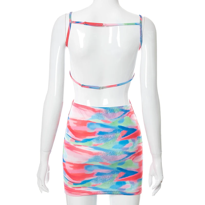 Cross Lace Up Backless Print Party Club Dress for Women Spaghetti Strap Bandage Dresses Streetwear Y2K Fairy Grunge Clothes
Cross Lace Up Backless Print Party Club Dress for Women Spaghetti Strap Bandage Dresses Streetwear Y2K Fairy Grunge Clothes