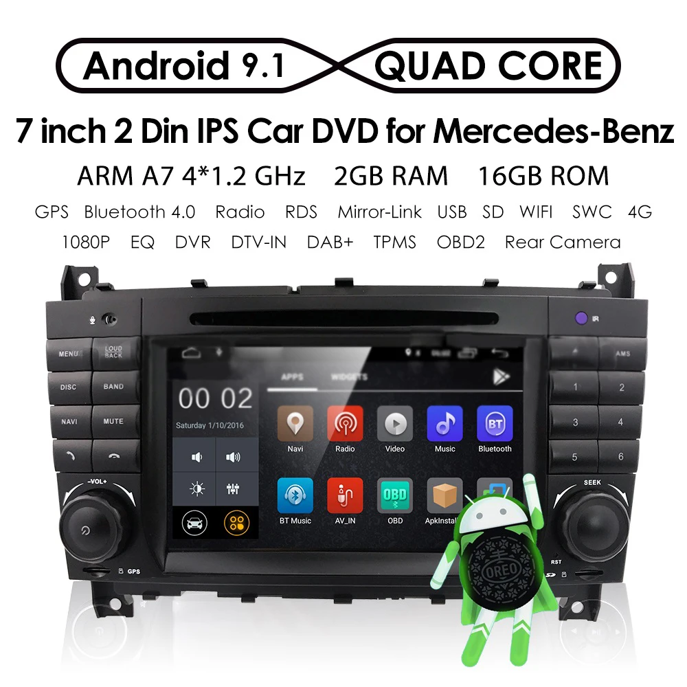Автомобильный радиоприемник IPS DSP 2 Din Android 10 GPS для Mercedes Benz W203 2004-2007 CLC W203 2008-2010 7 дюймов навигация RDS TPMS DVR
Автомобильный радиоприемник IPS DSP 2 Din Android 10 GPS для Mercedes Benz W203 2004-2007 CLC W203 2008-2010 7 дюймов навигация RDS TPMS DVR