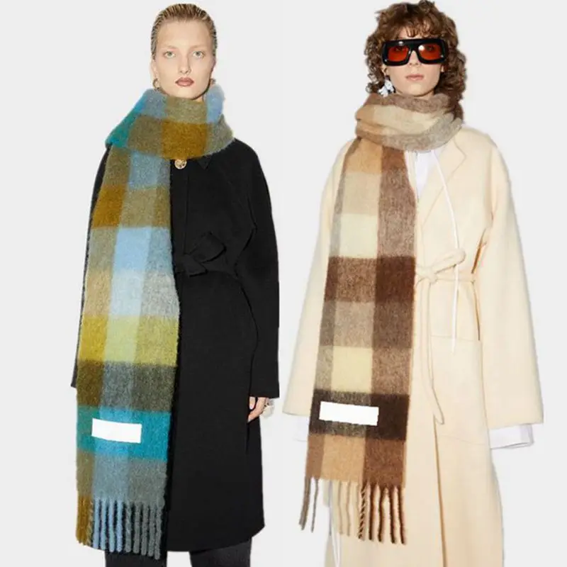 2021 Europe Latest Autumn and Winter Multi Color Thickened Plaid Women's Scarf AC with Extended Plaid Shawl Couple Warm Scarf A1
2021 Europe Latest Autumn and Winter Multi Color Thickened Plaid Women's Scarf AC with Extended Plaid Shawl Couple Warm Scarf A1