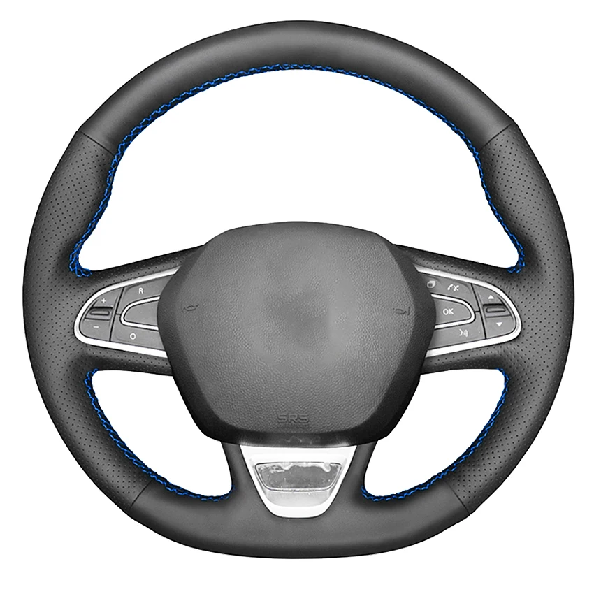 Black Artificial Leather Car Steering Wheel Cover For Renault Kadjar 2015-2019 Koleos Megane Talisman Scenic Espace 2015-2018
Black Artificial Leather Car Steering Wheel Cover For Renault Kadjar 2015-2019 Koleos Megane Talisman Scenic Espace 2015-2018