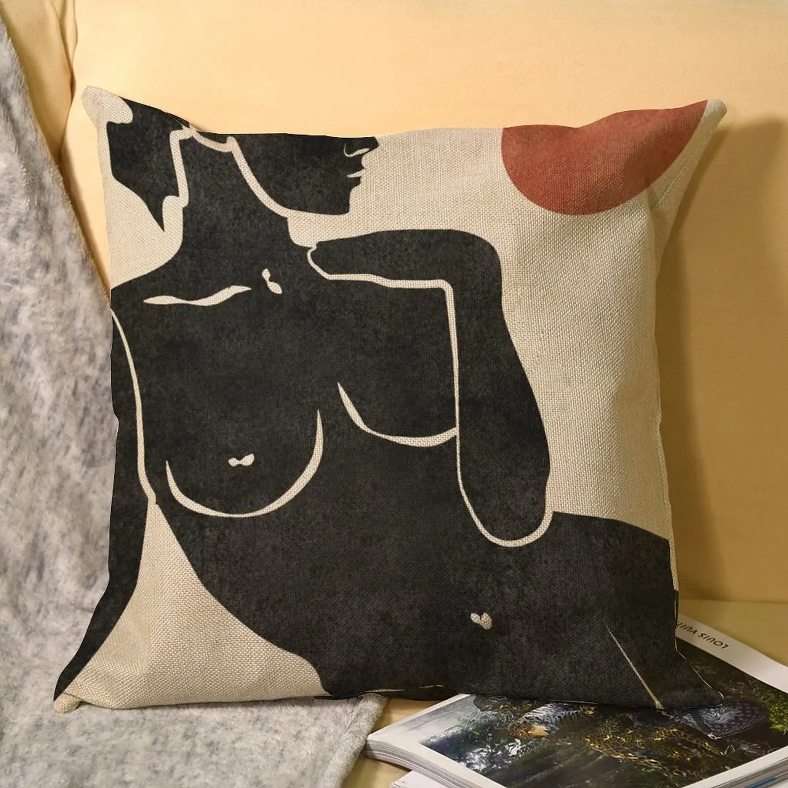 Nordic New Abstract Minimalist Nude Art Pillowcase Linen Boho Decoration Floor Pillow Sofa Drop Shipping 18'×18' Gift
Nordic New Abstract Minimalist Nude Art Pillowcase Linen Boho Decoration Floor Pillow Sofa Drop Shipping 18'×18' Gift