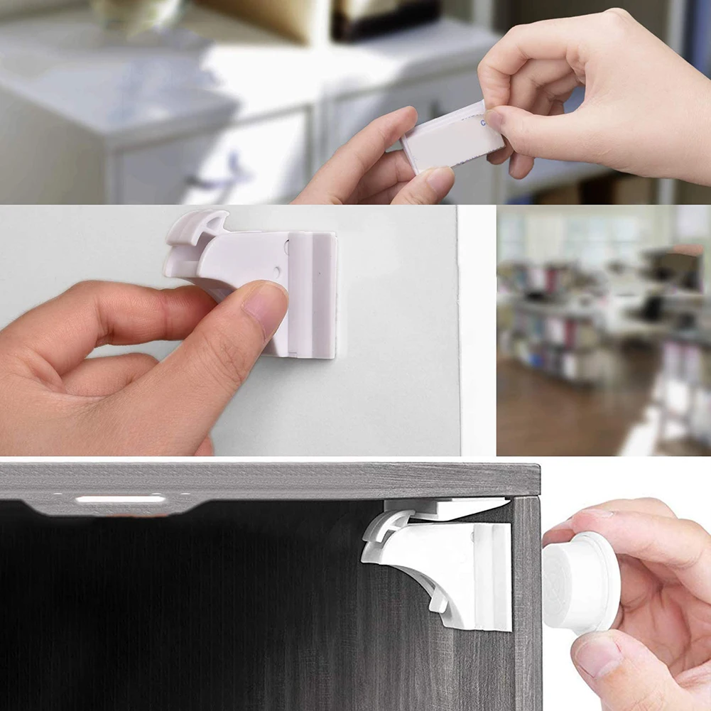 Baby Safety Locks Magnetic Control Invisible Magic Plastic Security Locks Set Home Baby Todder Safety Protection Parts
Baby Safety Locks Magnetic Control Invisible Magic Plastic Security Locks Set Home Baby Todder Safety Protection Parts