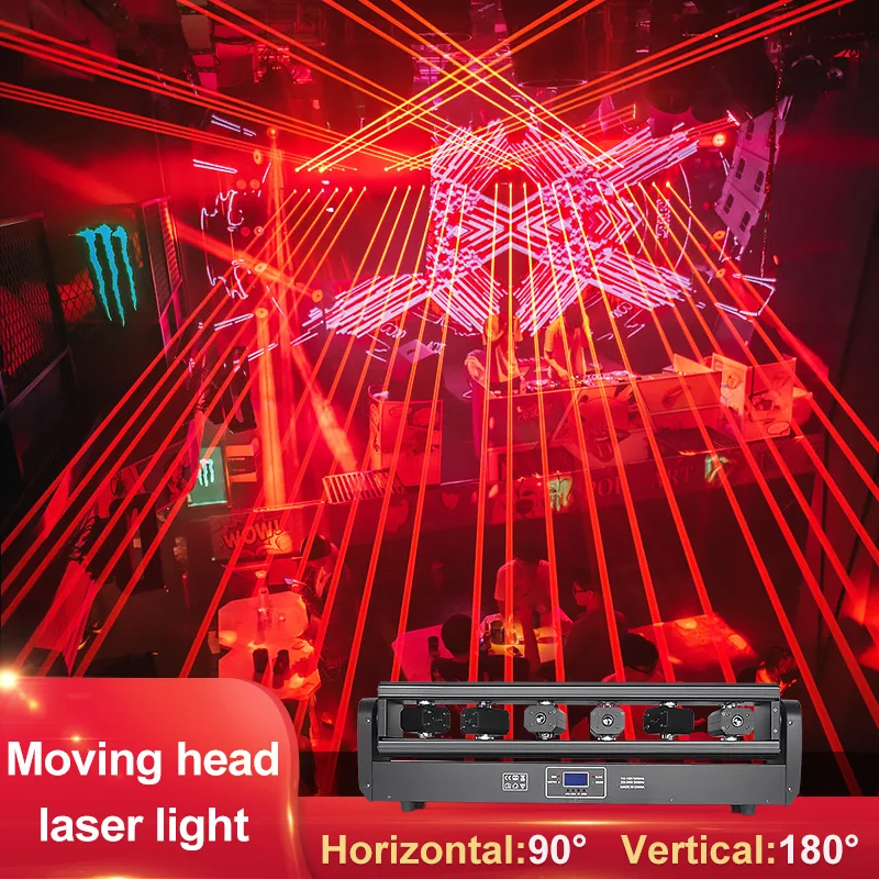 6 Eyes Moving Head Laser Projector Equipment Beam Laser Light Moving Head Laser Light DJ Laser Disco Wedding Stage Effect Lights
6 Eyes Moving Head Laser Projector Equipment Beam Laser Light Moving Head Laser Light DJ Laser Disco Wedding Stage Effect Lights